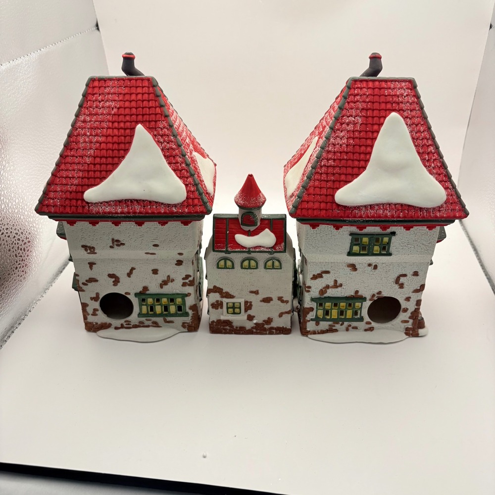 Department 56 North Pole Dolls & Santas Bear Works Village Missing Flag - Picture 5 of 9